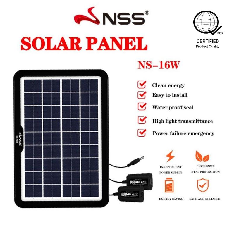 Solar 16w NSS 16W Solar Panel multi-function Solar Charger USB Cable Solar ...