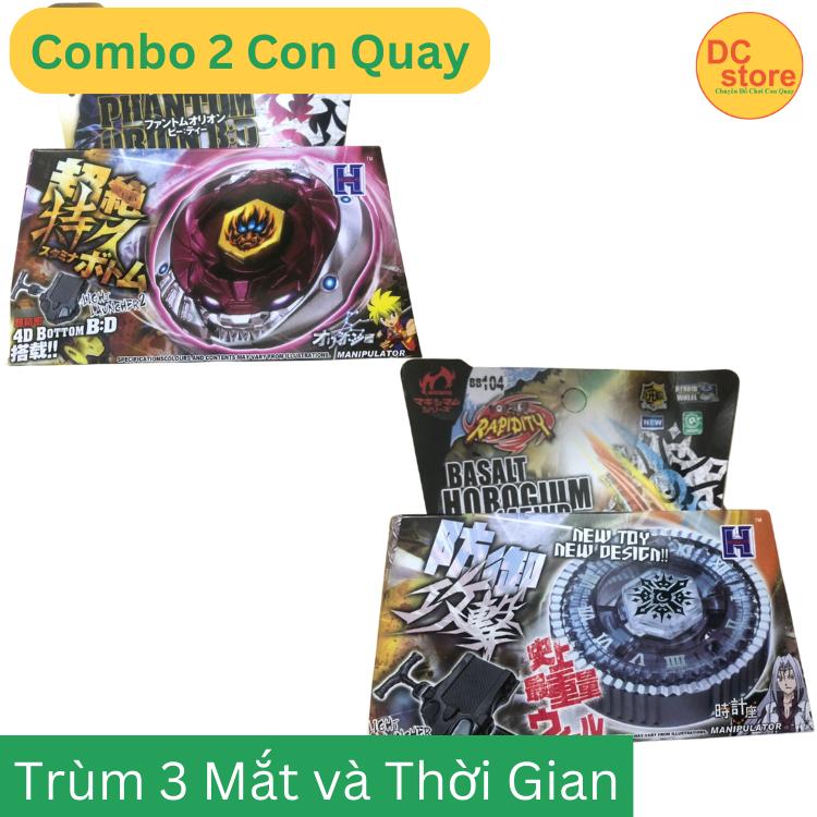  Combo 2 Con Quay Vô Cực Ba Mắt Và Trùm Thời Gian - Mẫu Quay Thịnh Hành Cho Bé Yêu 