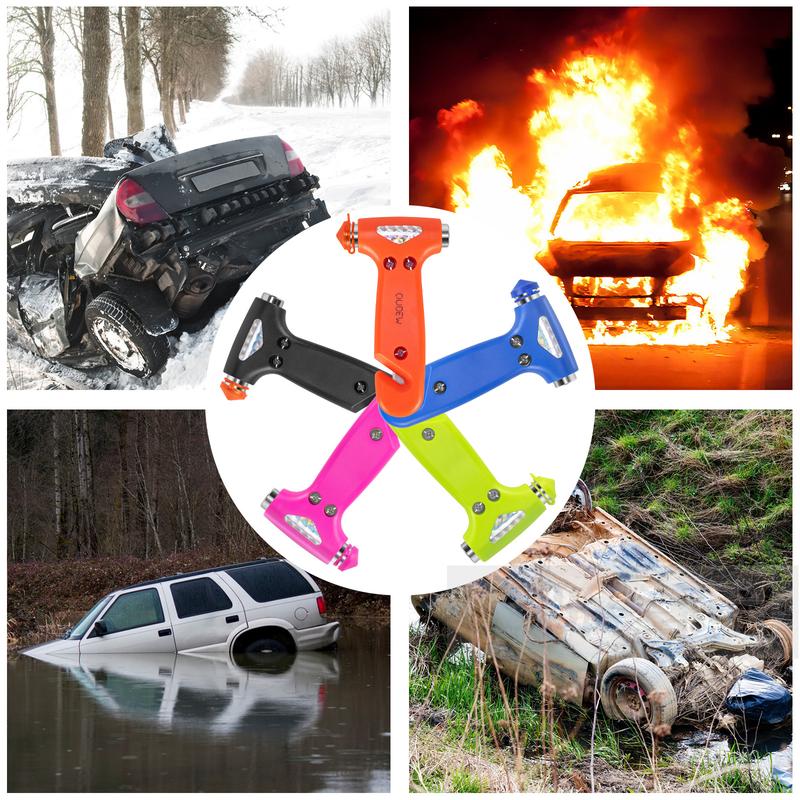 Product Introduction of Window Breaker Car Safety Hammer Two-in-One Multifunctional Car Life Hammer Escape Hammer 1