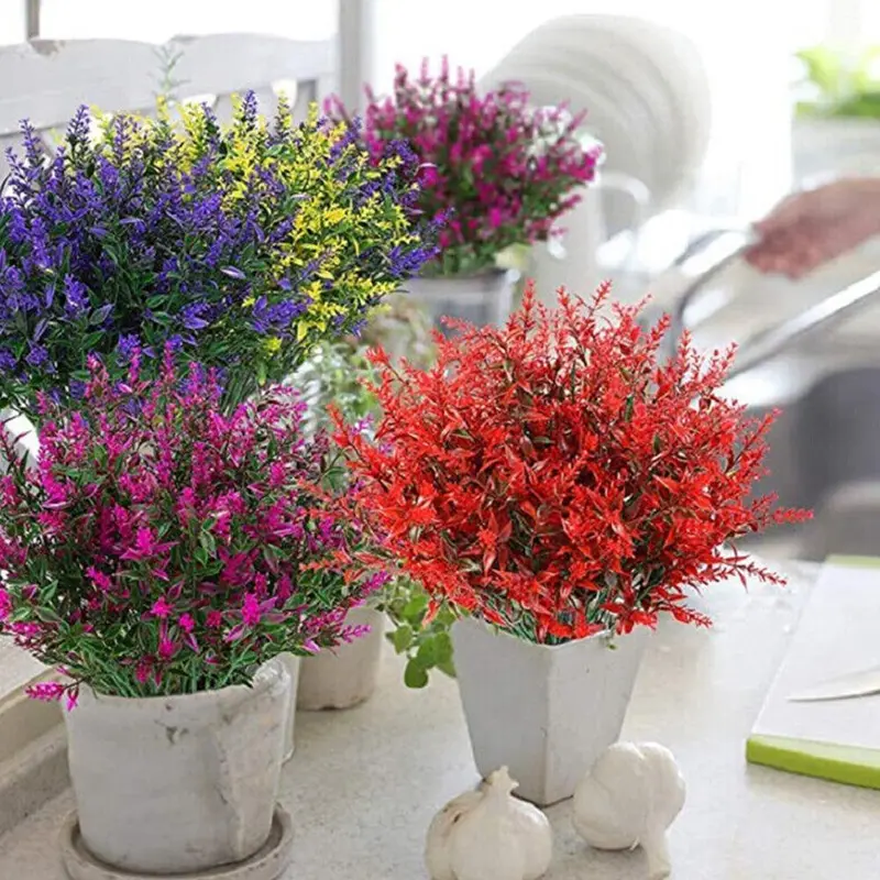 Hoa Giả, Cây Giả Nhựa, Bó Hoa, Đồ Nội Thất, Chụp Ảnh, Đạo Cụ Sân Vườn, Tiệc Tại Nhà 6
