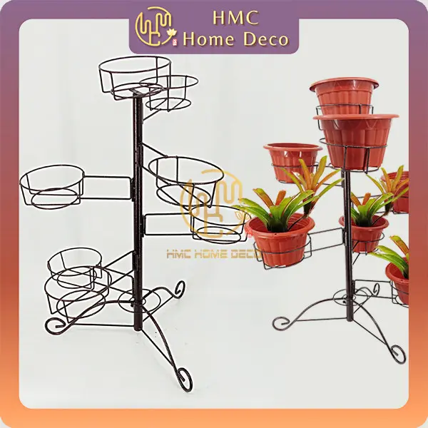 Extra Large Antique Color Iron Rack Flower Rack Flower Stand / Rak Pasu ...