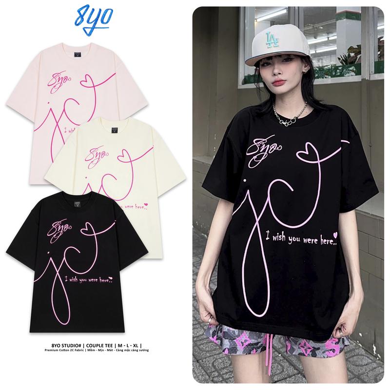 Áo Thun Cặp Đôi 8YO COUPLE Tee Unisex Local Brand Cotton Cổ Tròn Nam Nữ Top