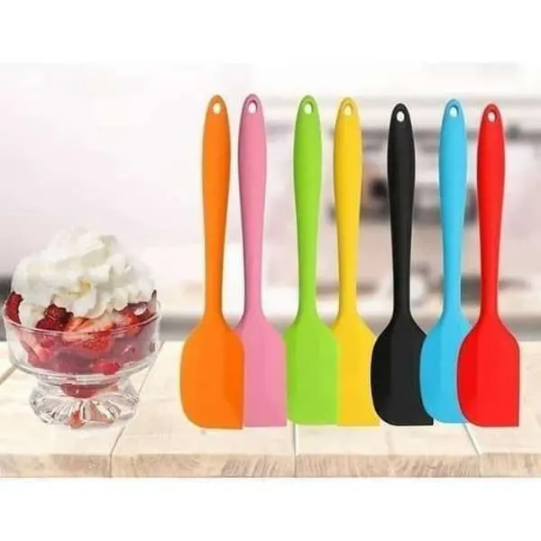 SRP PROMO JLTD Spatula Silikon Food Grade Alat Masak Tahan Panas Sutil Anti Lengket BPA FREE Adonan Tepung kue mie