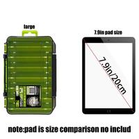 Gambar Vinnatsu 3 Warna  Two Sided Plastic Lure Case Box Lure Box Umpan Pancing Metal Jig Box 14 Slot Mini Kotak Umpan - Hijau dari Vinnatsu official Kab. Tangerang 5 Tokopedia