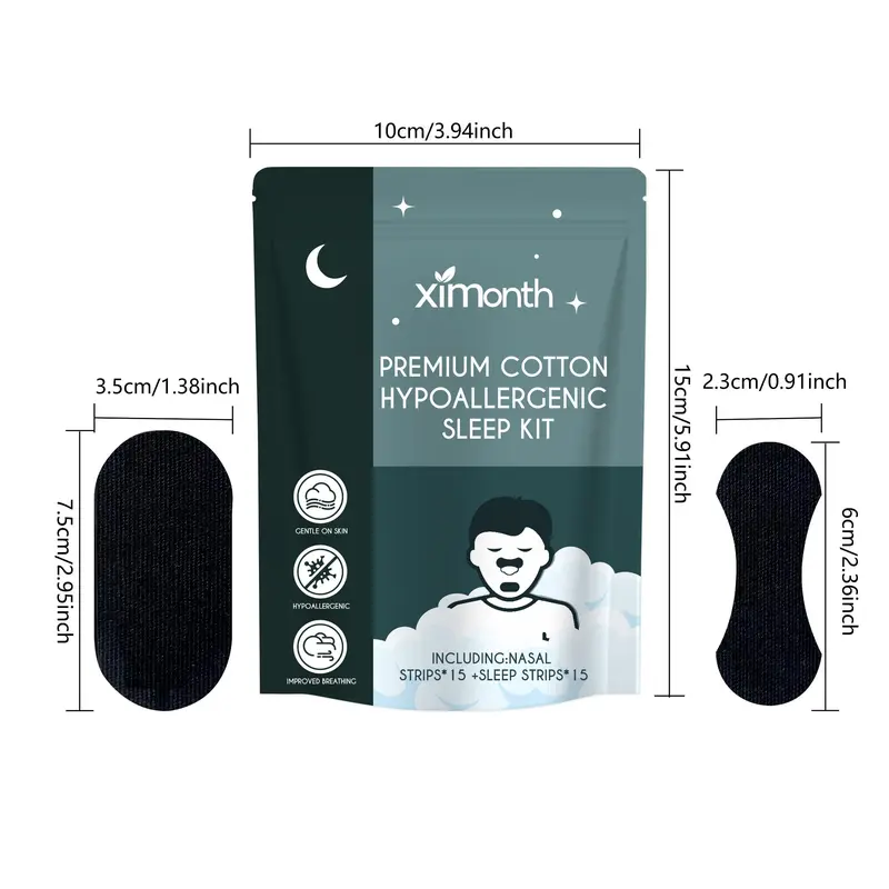 Breathable Nasal Care Sleep Care Strips, 30pcs/pack Gentle Night Sleep Care Patches, Body Care Products for Adults 1