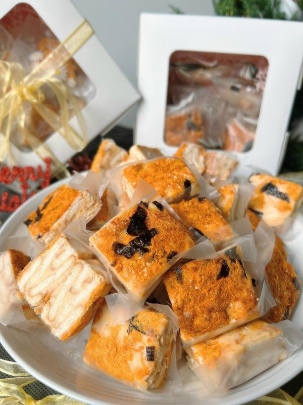 1kg Bánh Bông Tuyết Trứng Muối Chà Bông, Bánh Bông Tuyết Hoàng Kim Handmade Bếp Của Mẹ ONICI