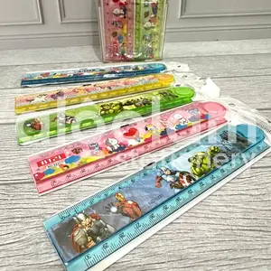 SATUAN ( 1 PCS ) Penggaris Lipat 30 Cm Karakter Kartun