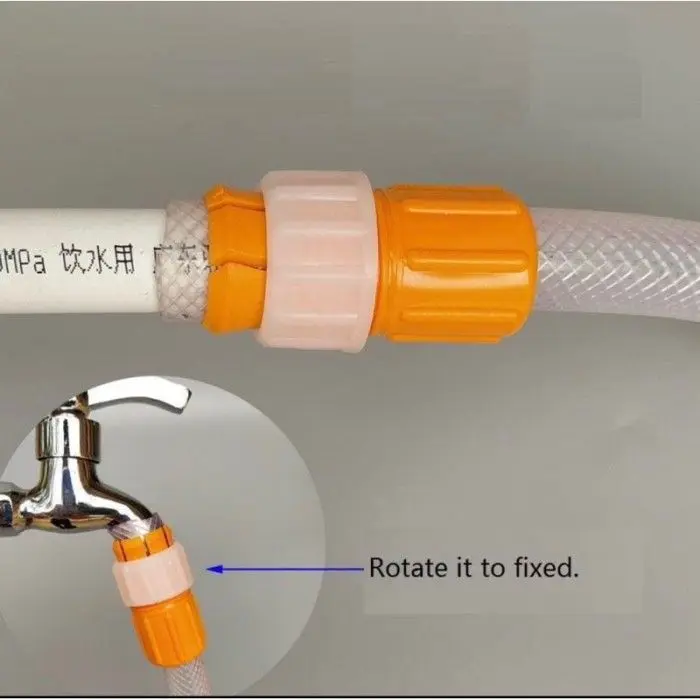 Konektor Selang Sambungan Kran PVC Fleksibel