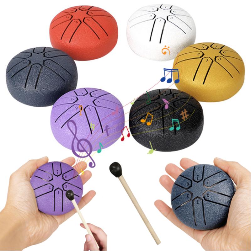 3 Inches 6 Notes Rain Drum for Outside Rain Drum Instrument Mini ...