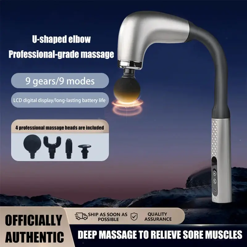 Electric Fascia Massager Body Relaxation Trigger Point Massage Machine for Fitness Hammer Home Handheld Hammer