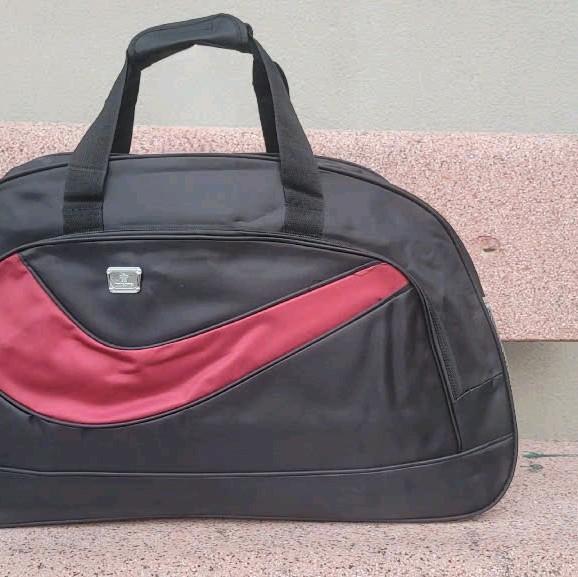 túi trống size đại  sức chứa lớn M t79 Bag tuitrong dulich 【 lớn 】 màu đen nhẹ Nhung Đeo Vai 4