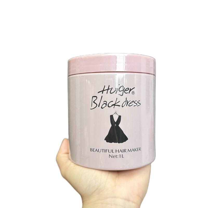 Kem ủ xả tóc siêu dưỡng mềm mượt huiger black dress 1000ml ( Xả Váy )
