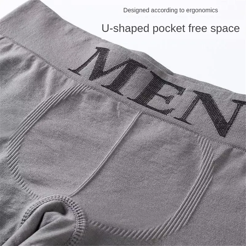 quần sịp nam Boxer quần xì nam lạnh sịp đùi co dãn mềm mát đồ lót kháng khuẩn Quần Boxer Nam Menswear 5