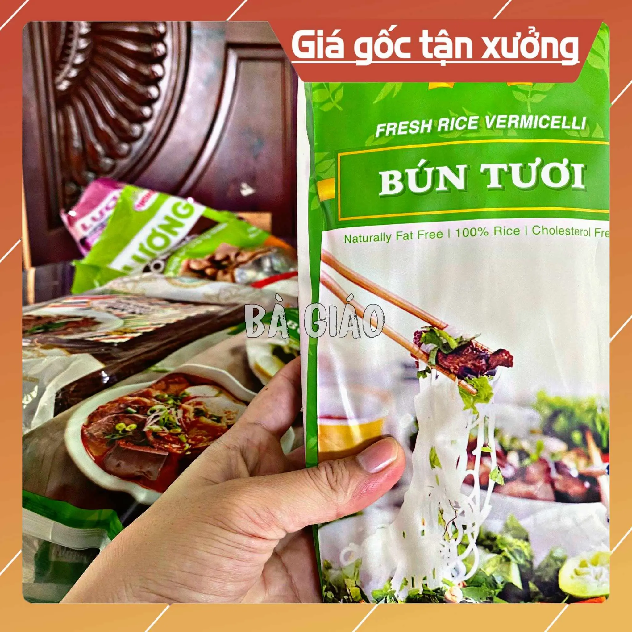 [Xuất khẩu] Bún Tươi Rico - 1 túi 300 gram Food