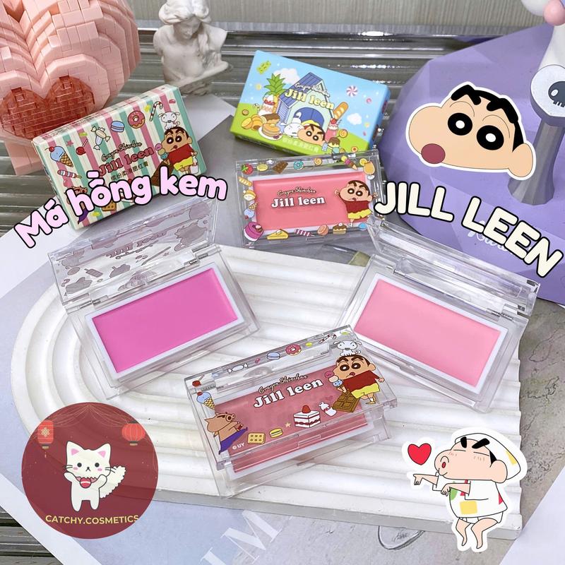 JILL LEEN Má Hồng Kem JILL LEEN Shinchan Đơn Sắc Crayon Shinchan 3g