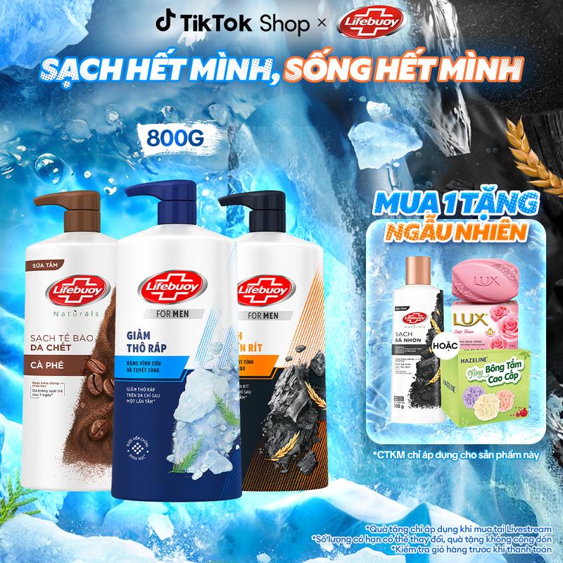   KOL Live 6  Sữa tắm Lifebuoy Thiên nhiên Detox Và Chăm Sóc Chuyên Sâu 800g  6  