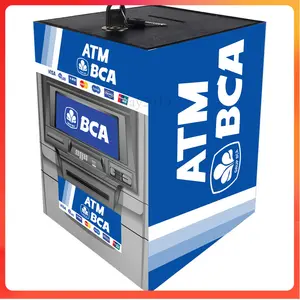 Celengan Mesin ATM Besar 15x20 CM Murah + Kunci Mini Bank Brangkas Premium Jumbo Target AnakBca tabungan kunci