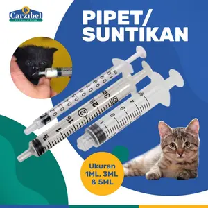 Syringe / Suntikan / Pipet / Spetan ( 1 ML 3 ML 5 ML )