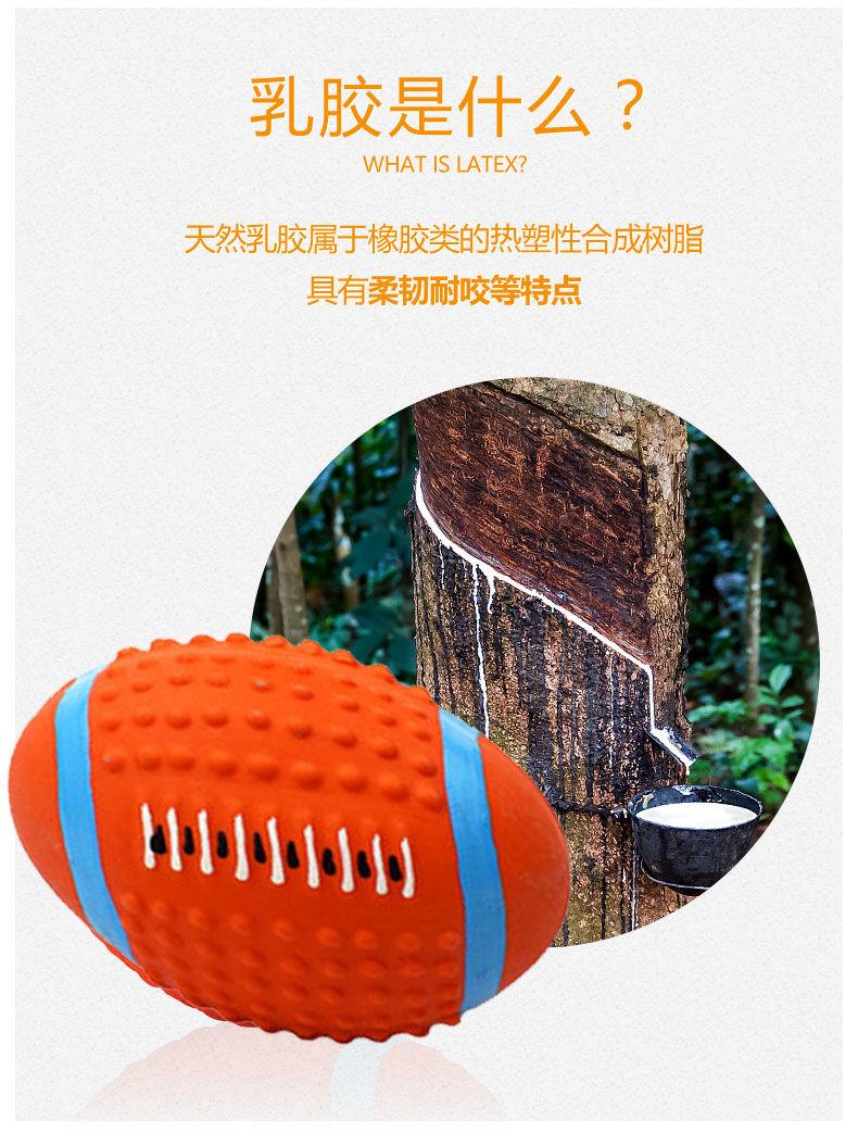 Product Introduction of Đồ chơi cho chó, Chống vết cắn, Thích hợp cho chó lớn, Trung Bình và Nhỏ Răng Hàm Teddy / Golden Retriever, Bull chân không, Bóng đồ chơi, Bóng bầu dục cho chó, có âm thanh 12