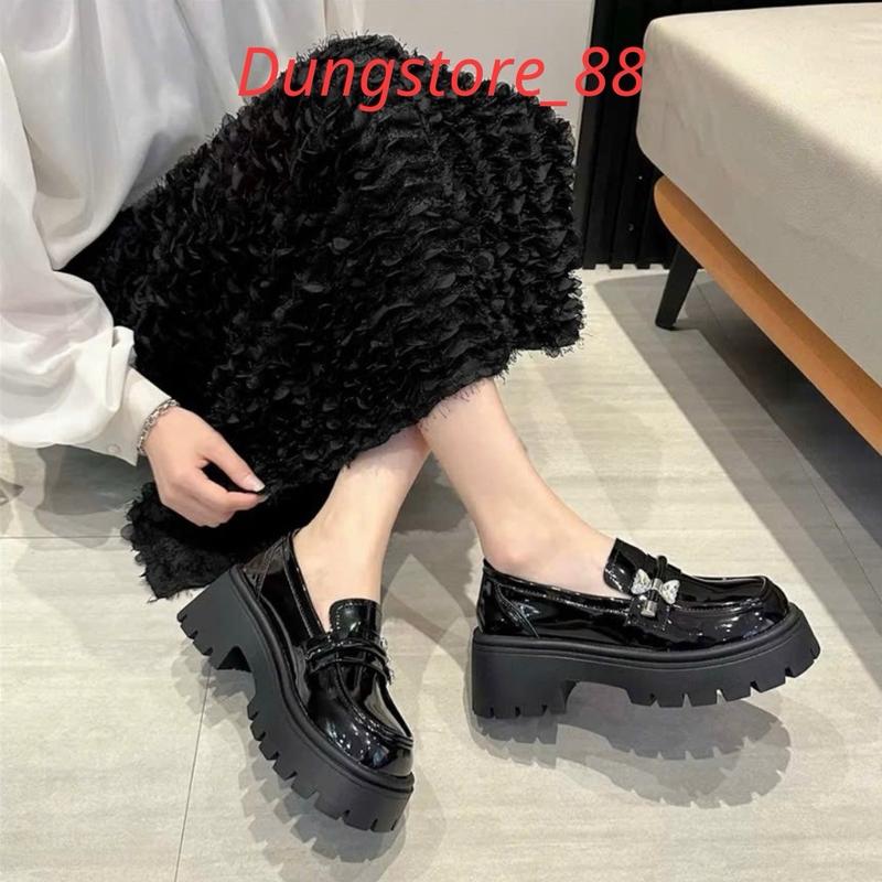 GIÀY LƯỜI OXFORD phom to đặt lùi một siez GIÀY LOLITA DUNGSTORE88 BÚP BÊ CAO 4 PHÂN