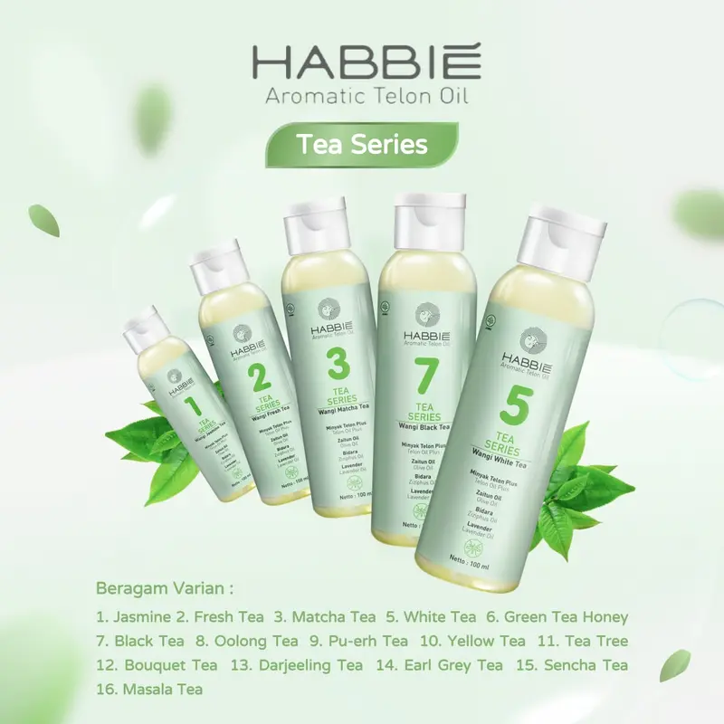 Habbie Minyak Telon (Tea Series) & Minyak Kayu Putih - Sultan Aromatic 1
