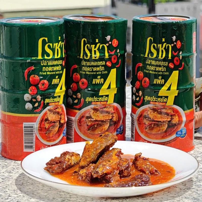 Cá Thu Chiên Sốt Tương Ớt Roza 150g ( 4 hộp/lốc )