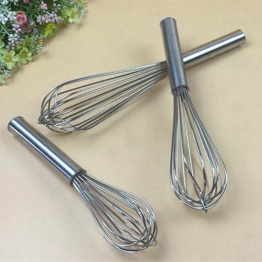 Cây Đánh Trứng Cầm Tay Inox - Phới Lồng Đánh Trứng Inox