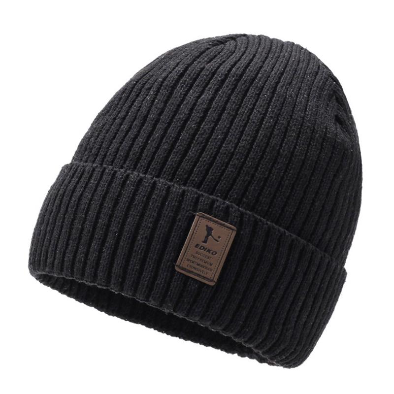 Product Introduction of Winter Men's Knitted Hat Plus Velvet Warm Woolen Hat For Women Korean Style Outdoor Skiing Thickened Ear Protection Hat 24