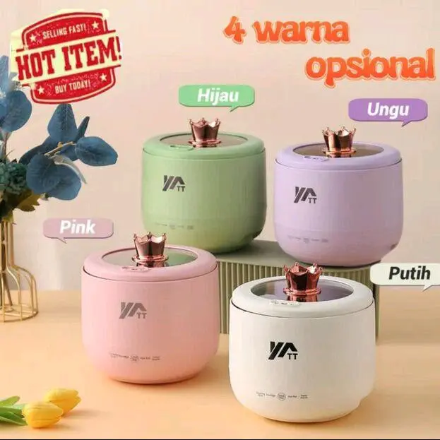 RICE COOKER 1,8L PANCI LISTRIK SERBAGUNA SMART TOUCH MASAK NASI KUKUS REBUS AIR TELUR MULTIFUNGSI VIRAL Pemanas