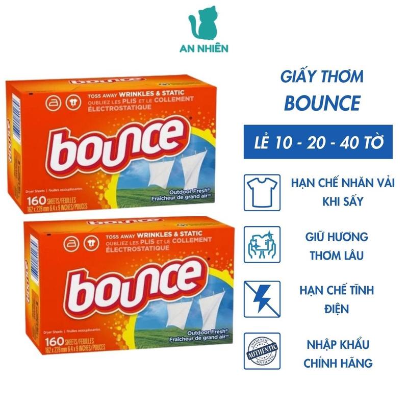 Giấy thơm quần áo Bounce Mỹ