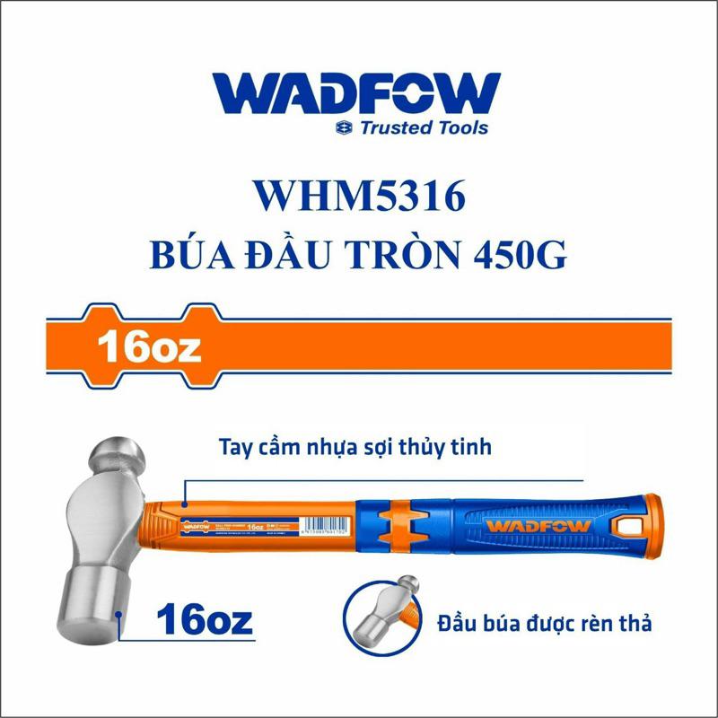 Product Introduction of [CHÍNH HÃNG] Búa đầu tròn 450g WADFOW WMB5316 6