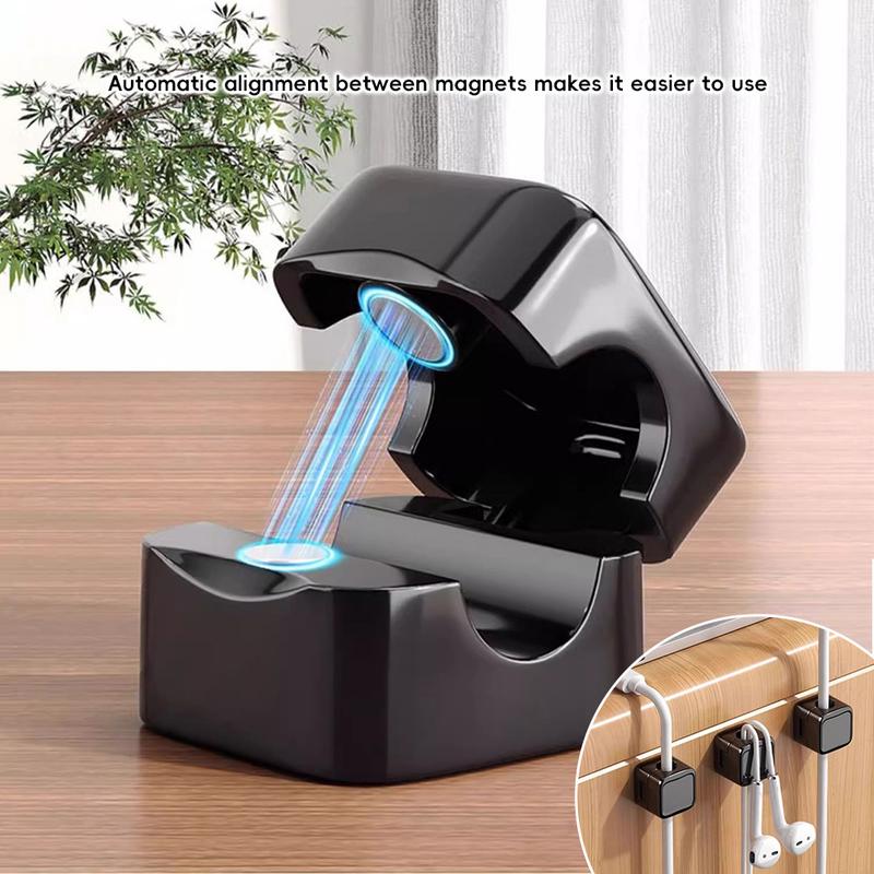 Product Introduction of Magnetic Cable Clips 6-Pack: Adjustable Desk Cord Holder & Organizer #467236 40