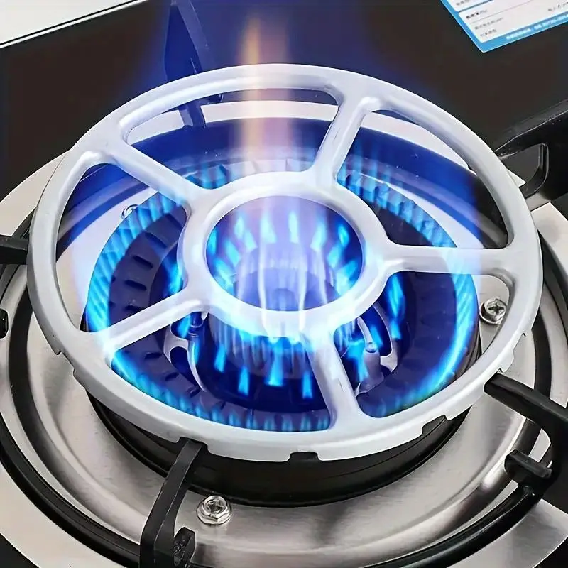 Heavy-Duty Metal Gas Stove Support - Anti-Slip, Multi-Claw Design for Small Pots & Flat Bottoms, Perfect for Milk & Oil Cooking