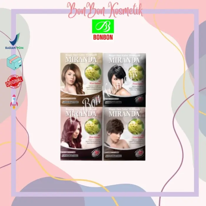 MIRANDA Magic Hair Color Shampoo 30ml ALL VARIAN