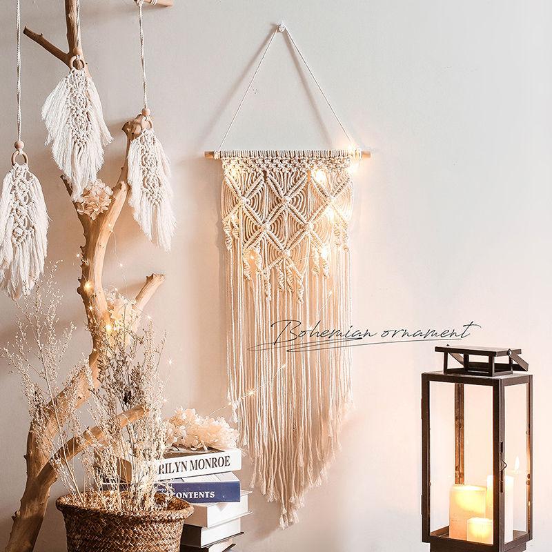 Tấm Thảm Dệt Tay, Phong Cách Bắc Âu Ins, Treo Tường, Đồ Trang Trí Nền Tường Trong Nhà, Trang Trí Tường, Trang Trí Treo Lối Vào Đầu Giường Homestay, Bộ Sưu Tập Người 57k 8