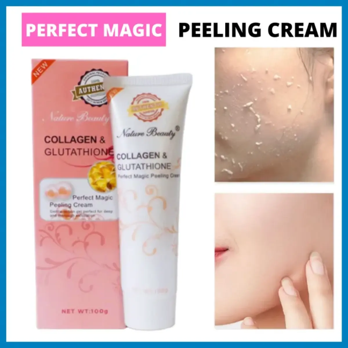 collagen glutathione peeling cream BUY 1 TAKE 1 Collagen and Glutathione Peeling Exfoliating Magic Cream All  types of Skin Acne Clear