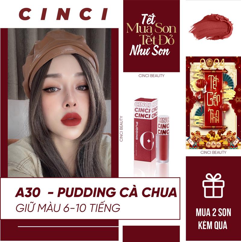 Product Introduction of COMBO 2 SON PUDDING HOA QUẢ KÈM QUÀ  - 2 MÀU SON TRENDY 2024 - Son Môi - Son Kem - Trang Điểm 12