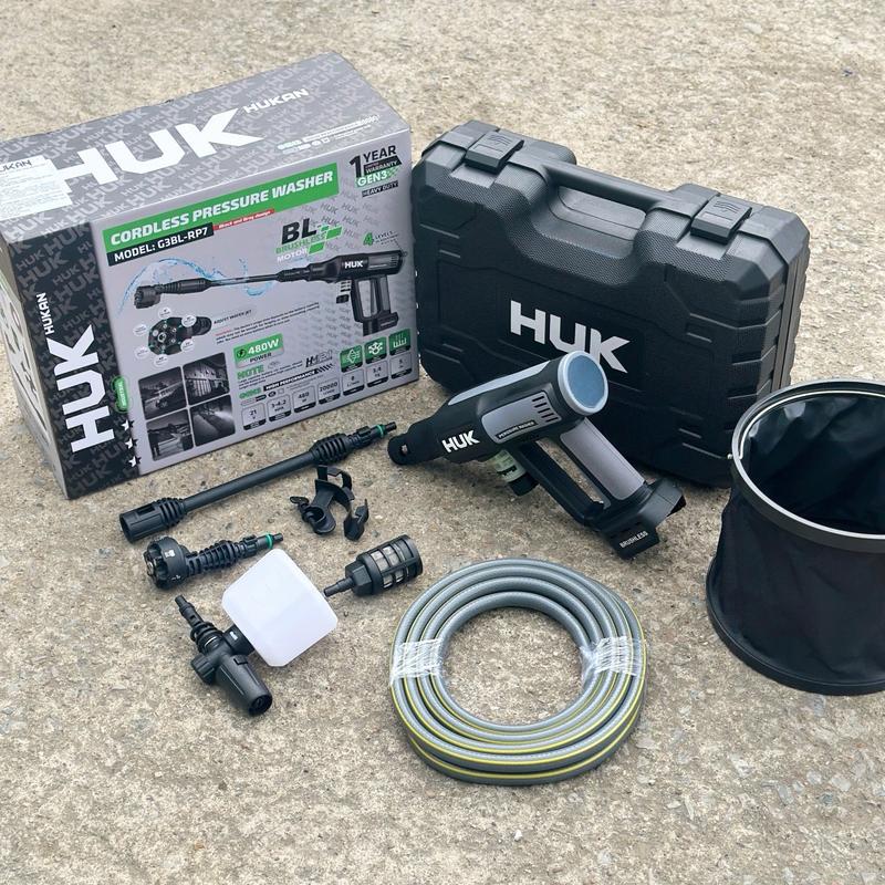 Máy Rửa Xe Pin Hukan G3BL-RP7 - Động Cơ Không Chổi Than Bảo Hành 6 Tháng