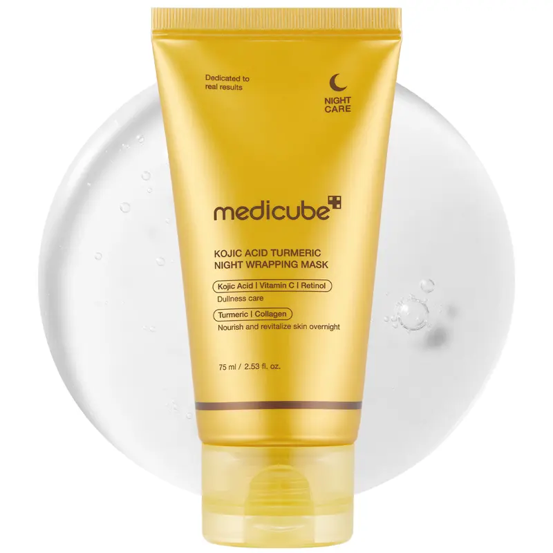 Kojic Acid Turmeric Night Wrapping Mask |   Overnight Wrapping Mask, Morning Shed, Turmeric, Niacinamide, Vitamin C 0