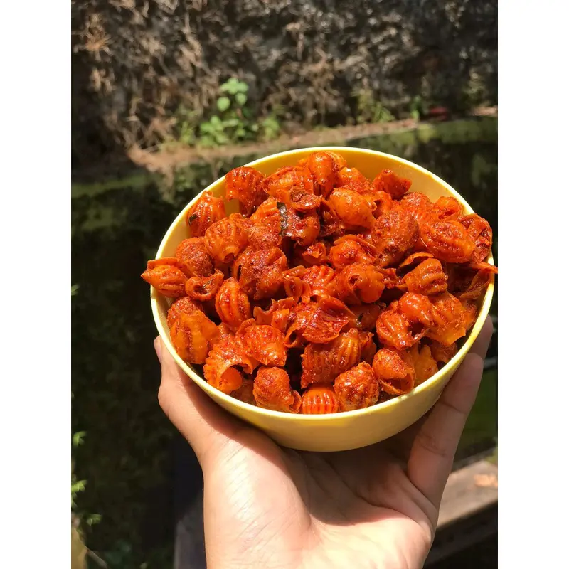 MAKARONI BANTET KILOAN KHAS TASIKMALAYA 250 GRAM Pedas Food Snacks Macaroni Kerang Kering 5