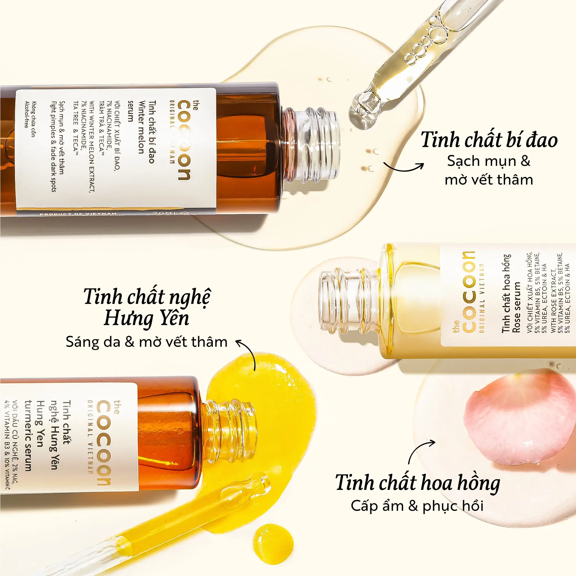 Tinh chất bí đao N7 (serum) 7% Niacinamide sạch mụn chuyên sâu & mờ vết thâm Cocoon 70ml | BigBuy360 - bigbuy360.vn