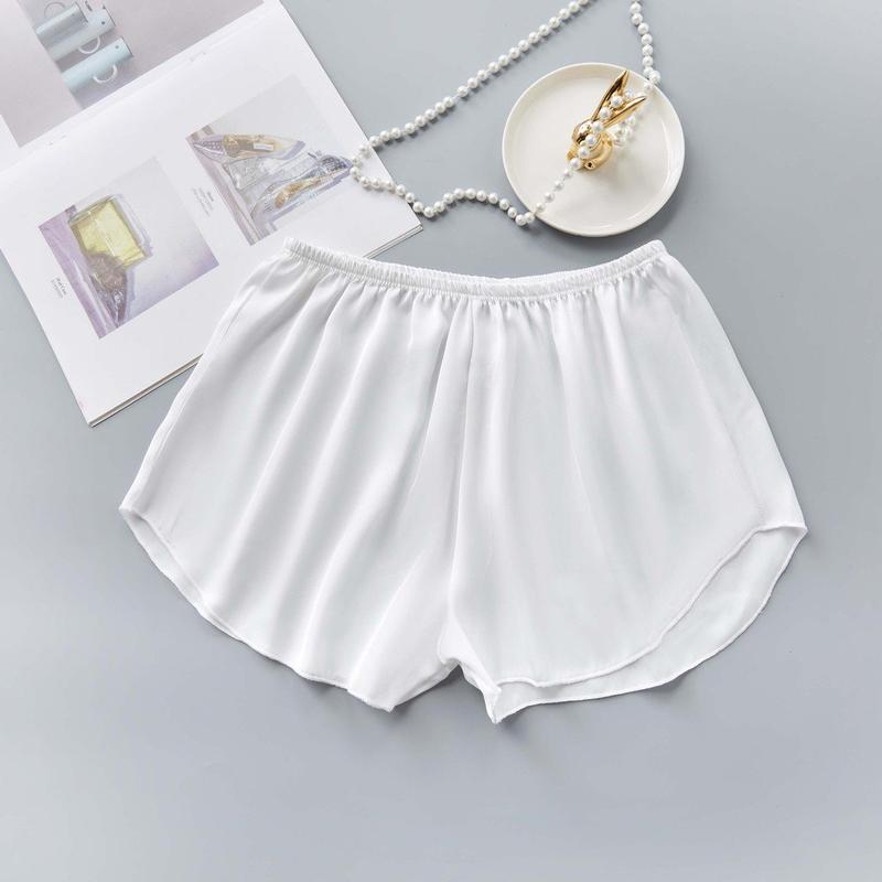QUẦN ĐÙI LỤA NGỦ MẶC Ở NHÀ CHO NỮ, QUẦN ĐÙI MẶC TRONG VÁY CHẤT LỤA SATIN CAO CẤP MỀM MỊN Áo Tay Dài 1