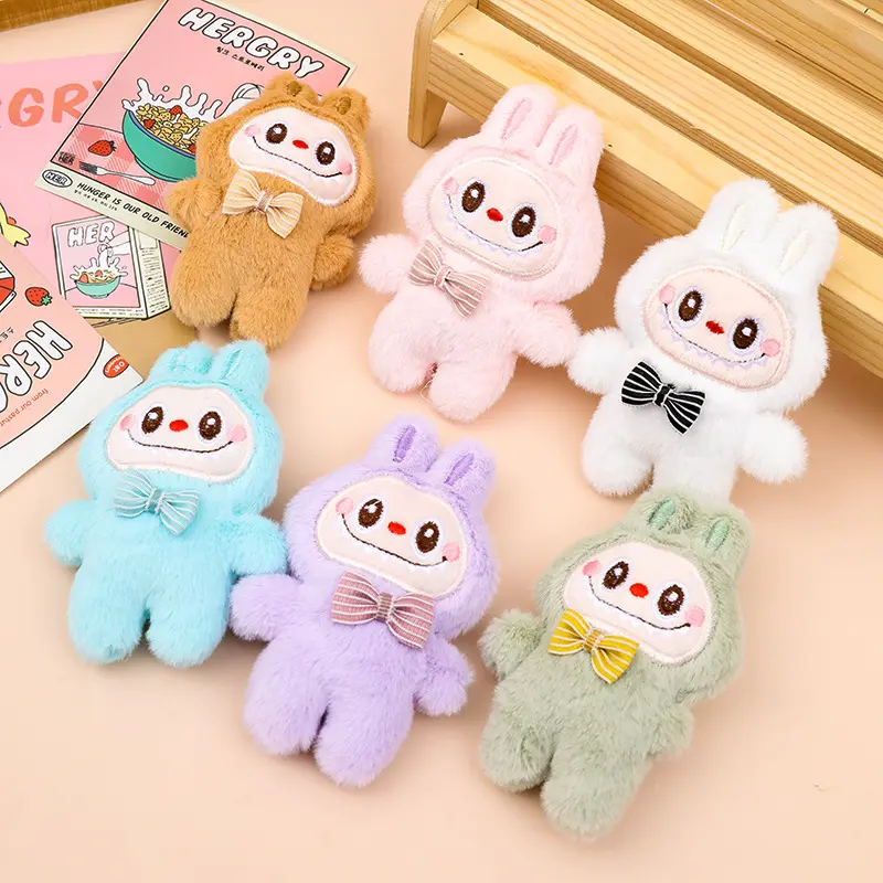 Đồ Chơi Nhồi Bông Labubu, Phong Cách Hoạt Hình, Móc Chìa Khóa Búp Bê, Mặt Dây Chuyền Anime Kawaii Móc Khóa, Dễ Thương Cho Trẻ Em Và Bé Gái, Quà Tặng Sinh Nhật, Treo Ba Lô Nhung Women
