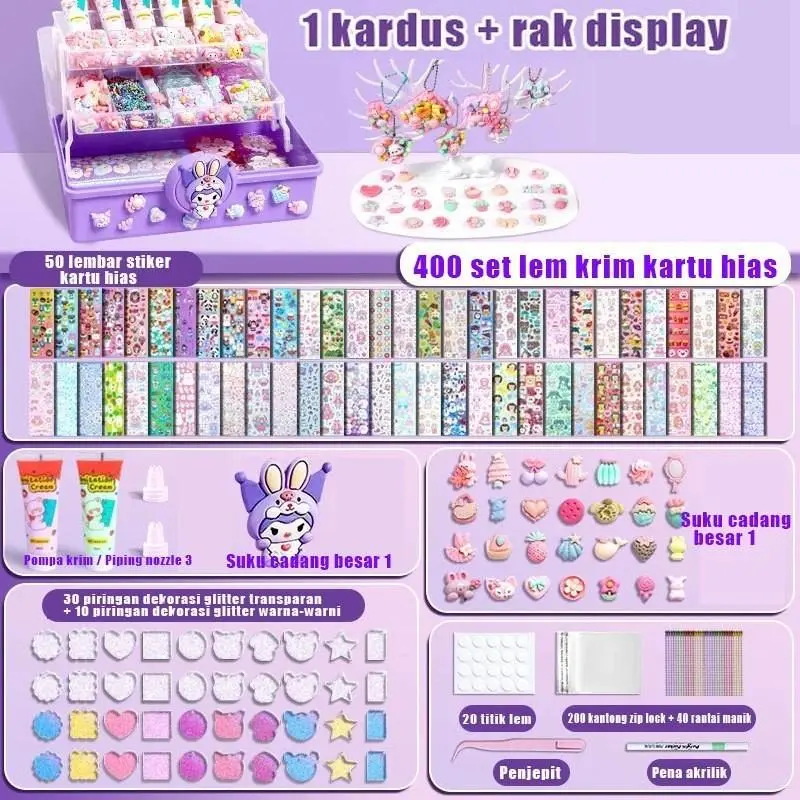 400Pcs+1WhiteBracket