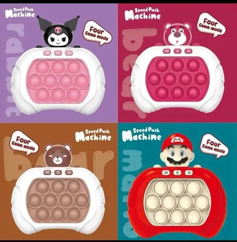 Mainan Game Anak Pop It Elektrik FAST PUSH PUZZLE GAME Musik Puzzle Level 200 Gen 3 Led Permainan 0