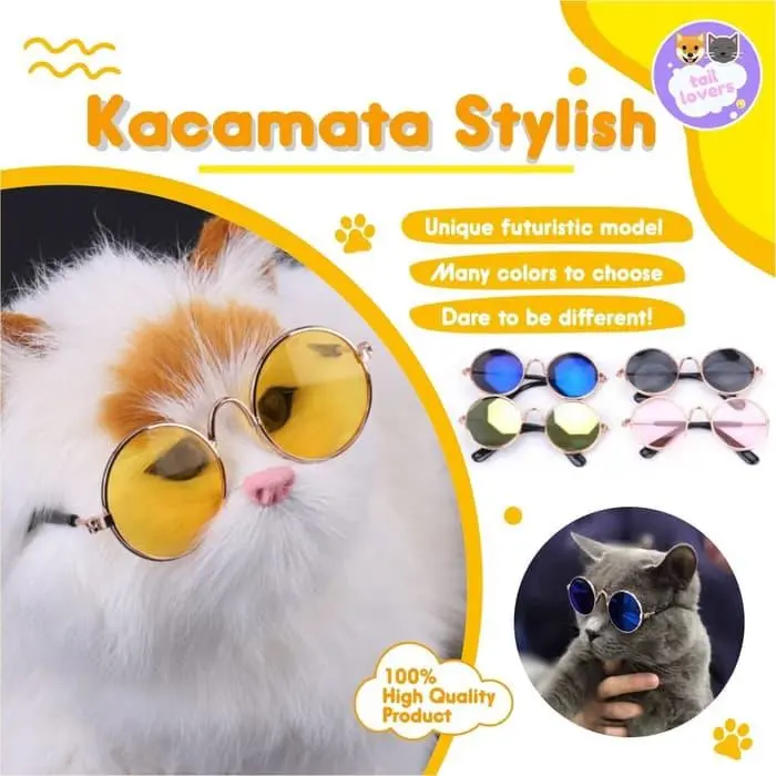 Kacamata Kucing Anjing / Eyeglasses Sunglasses Hewan kecil Pet Dog
