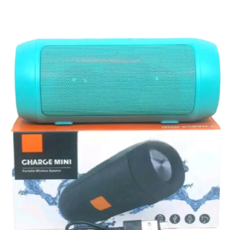 Speaker Bluetooth Speker Mini Full Bass Carger Mini Wireless Speakers Biru Hijau Merah Hitam 5