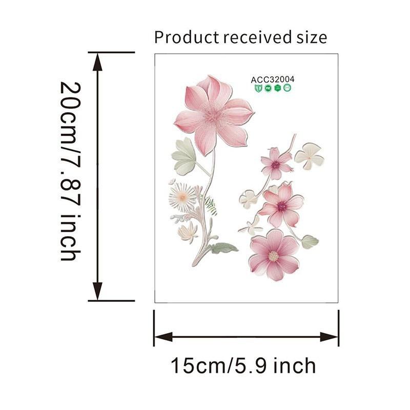 Product Introduction of Flowers Switch Stickers PVC Self-adhesive Removable Waterproof Sticker for Bedroom Bathroom Living Room Home Decoration Decals 19