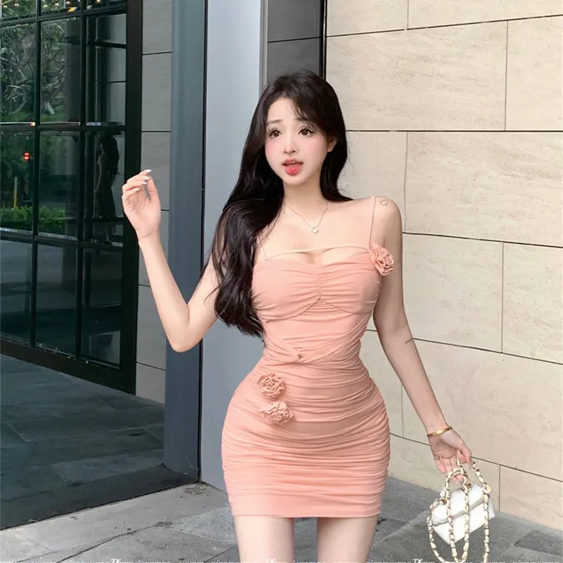 Váy Lưới Gợi Cảm, Thời Trang Mùa Hè, Hông Nữ