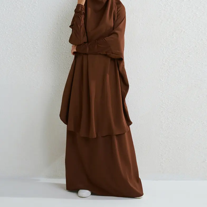Women's long dress plus size wholesale Women's robe suit dress